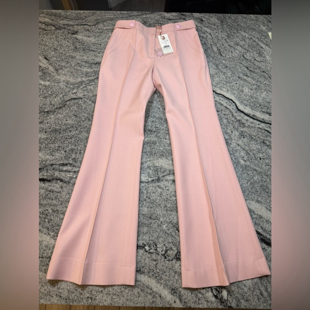 LoveShackFancy Costella Pant, Pale Rose - Picture 6 of 14
